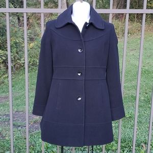 Kenneth Cole Reaction Black Pea Coat